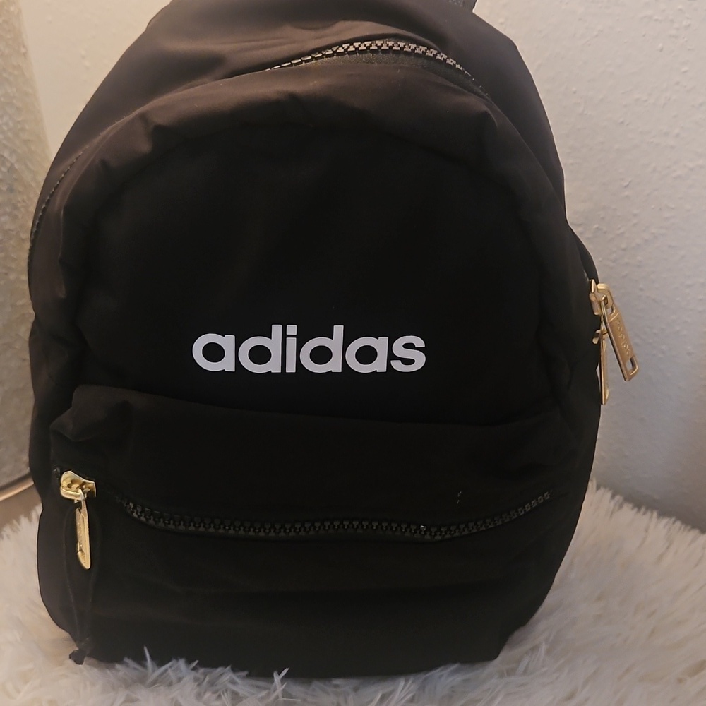Adidas Black Backpack with Minimalist Design - Picture 2 of 4